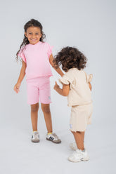 Beige Soft Haven Ruffle Set